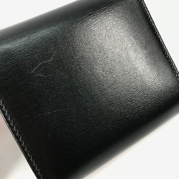 GUCCI 621891 Horsebit Medium wallet Folded wallet Leather Black - Picture 13 of 16